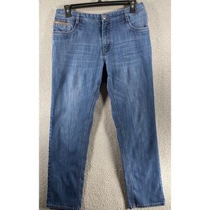 Enzo‎ Jeans Mens 36x31.5 Blue Kobe-10  Jeans 5 Pocket 100% Cotton